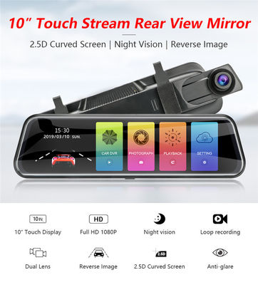 ODM IPS Touchscreen Full HD Auto DVR Kamera Dual Lens Dash Cam 6X Digitalzoom