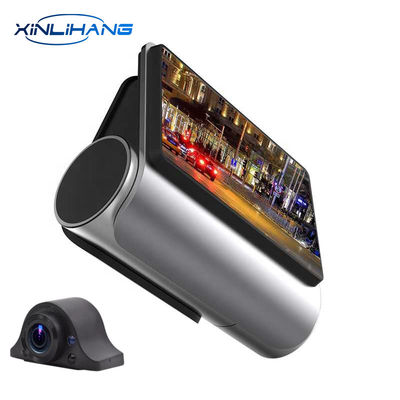 Touchscreen Auto Blackbox DVR Dashcam 24-Stunden-Aufnahme Doppelobjektiv-Rückspiegel