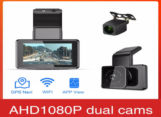 WIFI GPS Logger 4K Auto Armaturenbrett montierte Dashcam 3 Zoll
