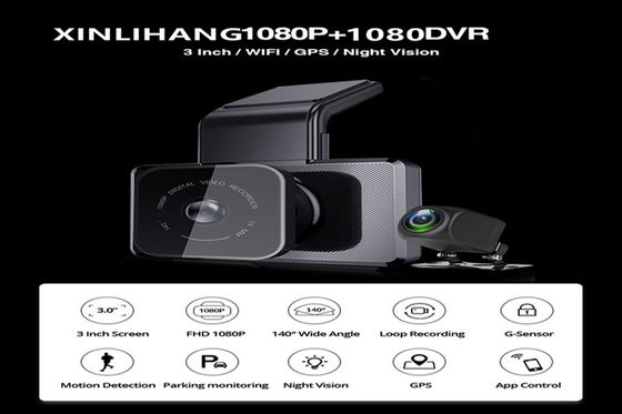 3-Zoll-RGB-USB-Auto-Camcorder FHD 1080P IPS-Bildschirm Auto-DVR-Dashcam