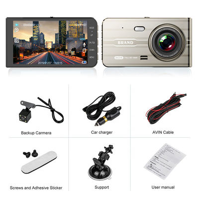 32 GB tragbare Rückfahr-G-Sensor Heckscheiben-Dashcam Full HD 1080P Zyklusaufzeichnung