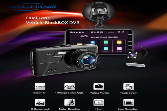 4-Zoll-LCD-FHD1080P-Weitwinkel-Videoauto-DVR-Dash-Cam-Nachtversionskamera