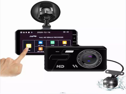 XINLIHANG 1080P 4-Zoll-Dashcam vorne und innen mit Geschwindigkeitsanzeige