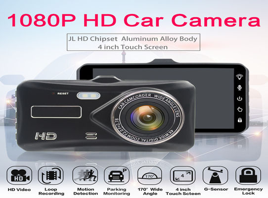 WDR Rearview Full HD DVR Dash Camera Hochauflösender Blackbox IPS-Bildschirm