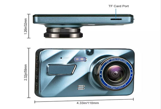 Fahrzeug WDR IPS Touchscreen Video Dashcam Recorder Blackbox Dual Lens