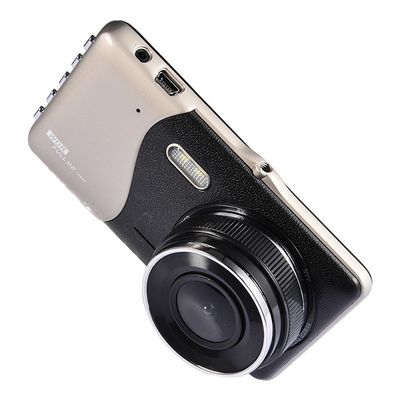 Vorne Hinten Auto Dual Kamera Dash Cam Recorder 4 Zoll Vorne 1080P Hinten 720P