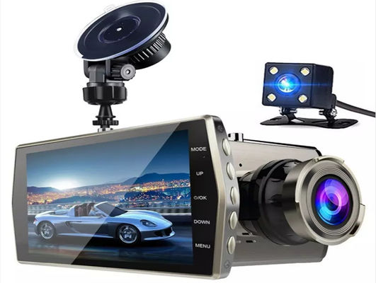 Dual HD 1080P Auto DVR Dash Cam Recorder 4 Zoll IPS-Bildschirm Vorder- und Rückkamera