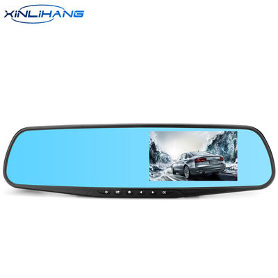 4,3-Zoll-Fahrzeug-Blackbox-DVR-Full-HD-1080P-Fahrrekorder mit zwei Objektiven