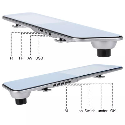 Fahrzeug Dual Lens Blackbox DVR Full HD 1080P Autokamera Rückspiegel