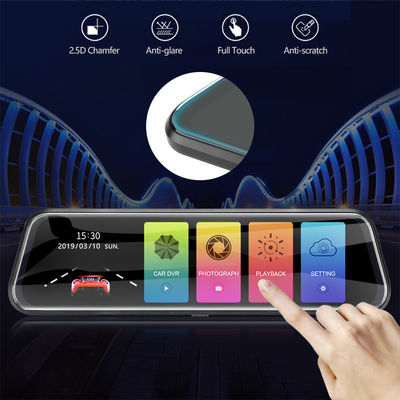 ODM IPS Touchscreen Full HD Auto DVR Kamera Dual Lens Dash Cam 6X Digitalzoom