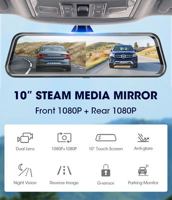 32 GB Sprachsteuerung Auto-Camcorder FHD 1080P Dashcam-Modus Parken IP57 Wasserdicht