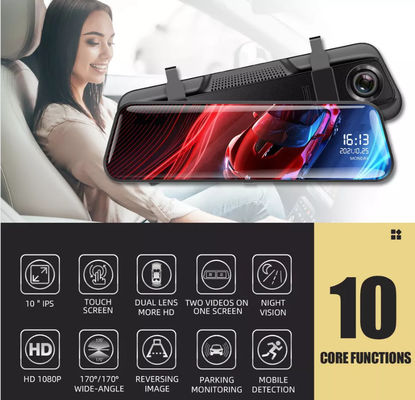 9,66-Zoll-Touchscreen-4G-Auto-DVR-Kamera-Videorecorder