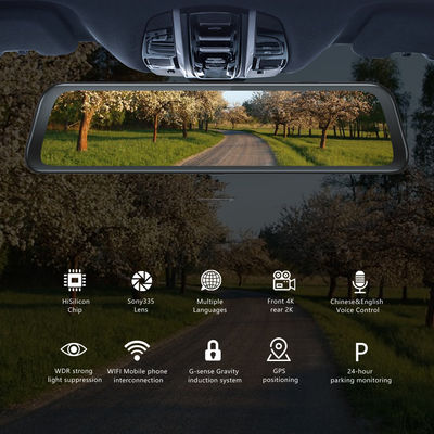 12&quot; Auto GPS Armaturenbrett Kamera Rückspiegel Dash Cam DVR 4G 1080P WIFI APP