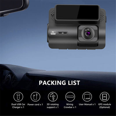 Vorne 4K Hinten 2K UHD Unsichtbare Dashcam HD 1080p Auto DVR 24H Parküberwachung