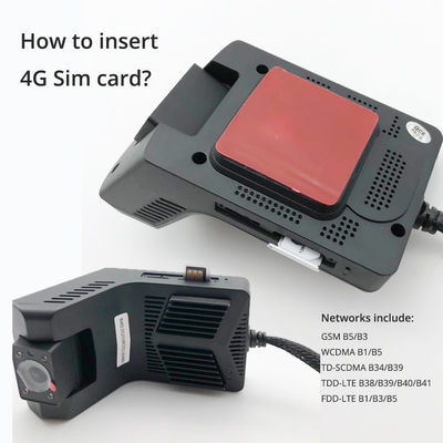 MTK6753 Chip Dual Live 4K GPS Dash Cam für geparkte Autoflottenverfolgung