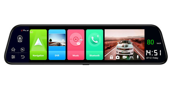 12 Zoll ADAS 4G Auto DVR FHD1080P Rückspiegel Auto Recorder 32GB GPS Navigation