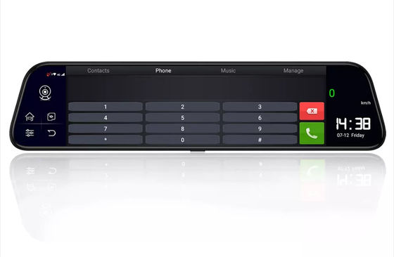 12 Zoll ADAS 4G Auto DVR FHD1080P Rückspiegel Auto Recorder 32GB GPS Navigation