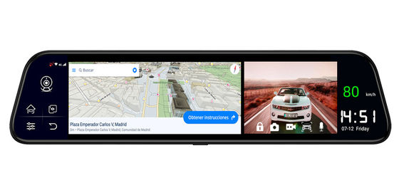 12-Zoll-Touchscreen-4G-Überwachungs-Wireless-Dashboard-Kameras vorne und hinten