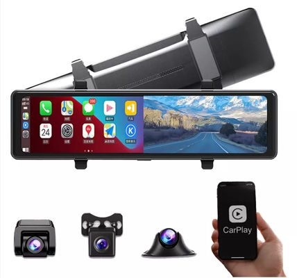 AHD1080P Android Wireless Carplay Rückspiegel DVR WIFI GPS 3 Kameras