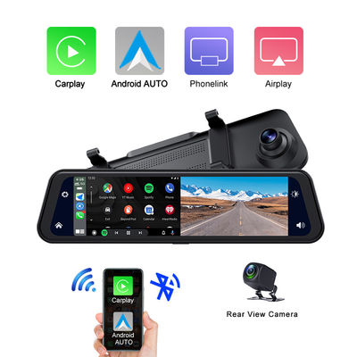 Dual Cams HD1080P Carplay Dashboard Blackbox Fahrvideorecorder 12 Zoll 2K