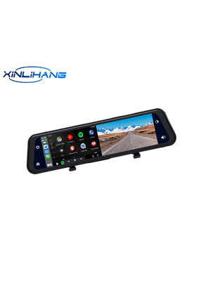 Dual Lens Mirror Dashcam Carplay Rückfahrkamera Auto Wireless Miracast 2K 12 Zoll