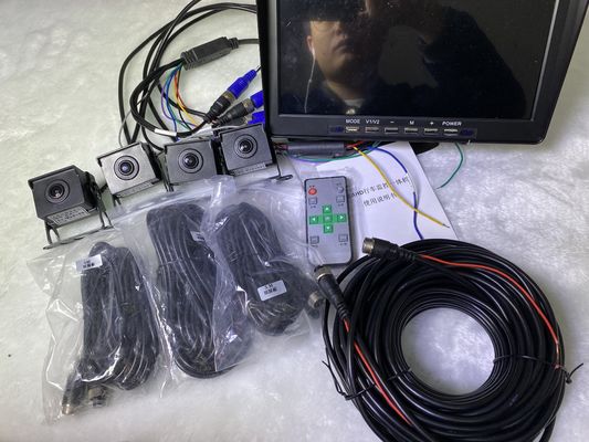 10-Zoll-LKW-Armaturenbrett montierte Dashcam 128G Automotive DVR-Kamerasystem 9V-36V