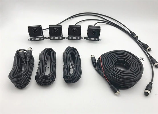 AHD 720P Fahrzeug LKW 9,66 Zoll Bildschirm Dash Cam Recorder DVR 4CH