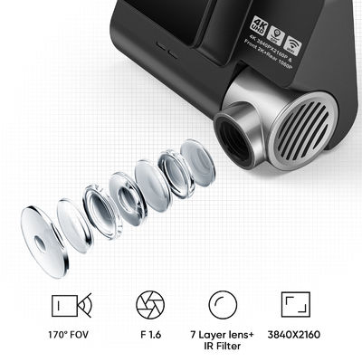 Wifi GPS 4K Recorder Camara Dashcam Video Recording des Auto-Fahrzeug-Kamera-Flugschreiber-DVR