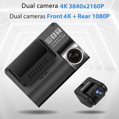 3 Schlag-Nocken WIFIS GPS Zoll IPS-Schirm-UHD 4K GPS Armaturenbrett-Kamera Auto-DVR