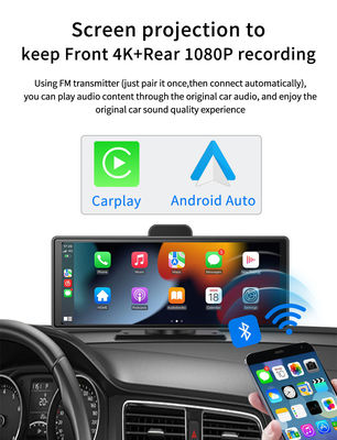 4K Android Auto ADAS WiFi Dash Cam AUX FM GPS 10,26&quot; Auto DVR CarPlay